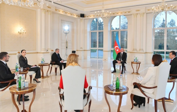 Prezident İlham Əliyev yerli televiziya kanallarına müsahibə verib - YENİLƏNİB + FOTO/VİDEO